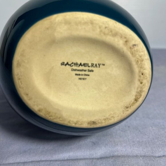 Rachael Ray Glazed Green Ceramic EVOO Olive Oil Bottle Dispenser with Spout - Picture 3 of 3